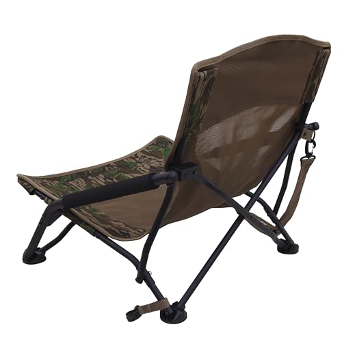 ALPS OutdoorZ NWTF Vanish MC Low-Profile Hunting Chair – Mossy Oak Greenleaf Folding Turkey & Predator Seat with Padded Shoulder Strap, Rotating Feet & Compact Carry Bag by ALPS OutdoorZ - Image 2
