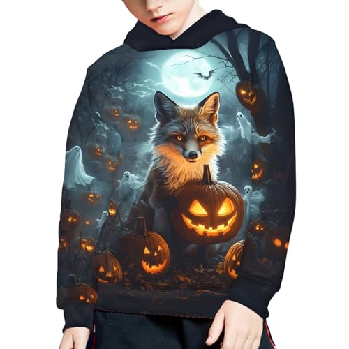 GLUDEAR Big Girls Kids Novelty 3D Printed Hoodies Long Sleeve Tops Pullover Sweatshirts Hoodie3