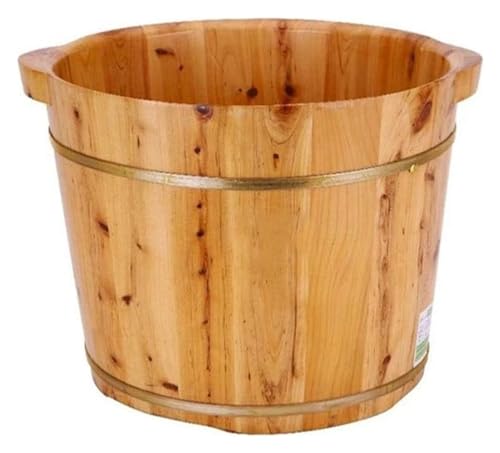 Bañera de Madera Sólida para Pies y Piernas