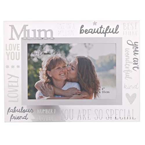 Widdop and Co With Love - Glass Picture Frame 3D - Mum - 6 x 4 Horizontal