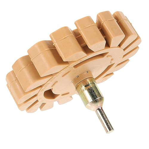 SEWACC Pneumatic Rubber Removal Wheel Polishing Disc for Tire Decal Eraser Lightweight Vinyl Adhesive Remover Tool Efficient for Rvs Boats Easy to Use