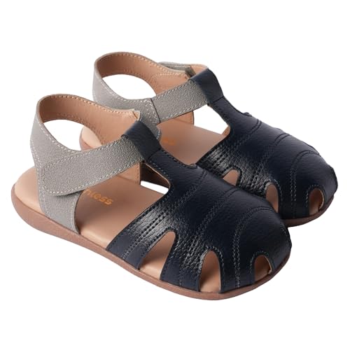 Image of toothless Boys Open Toe Sandals with Adjustable Hook-and-Loop Straps | Cushioned Footbed and Flexible Sole | Lightweight Comfortable Sandals for Boys Outdoor, Travel and Casual Use