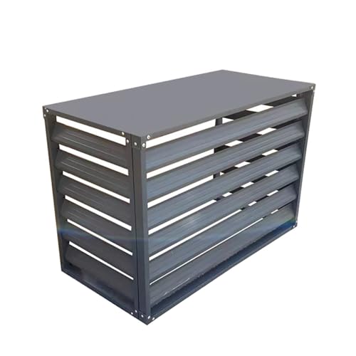 Cubierta de aluminio para aire acondicionado y cerramiento independiente