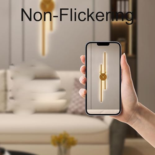 Aplique de pared LED regulable con mando para regular luz en salón 4