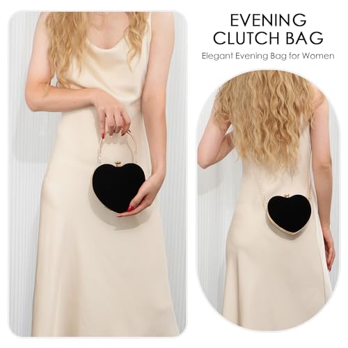 Mini sac à main cœur rigide noir au design chic et compact