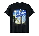 East Los Angeles California Boyle Heights 323 Street Sign T-Shirt
