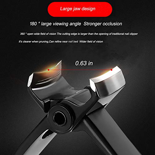 Large Nail Clippers, Toe Nail Clippers-Thick Nail Clippers for Men and Women with Endogenous or Thick Toenails