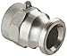 PT Coupling 6037150015AFH Aluminum Cam and Groove Hose Fitting, Adapter with EPDM NH Thread Gasket, 1-1/2" Adapter x Female Fire Hose (NH)