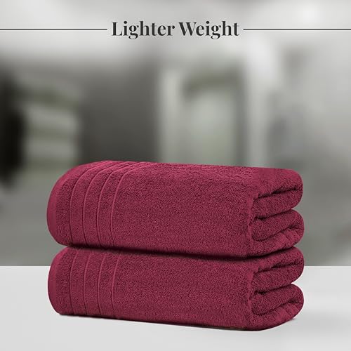 Tens Towels Extra große Badetücher, 76,2 x 152,4 cm, 100% Baumwolle, größeres und leichteres Gewicht, schnelles trocknen… – Ansicht 2