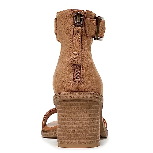 Zodiac Women's Ilsa Heeled Sandal, Latte Tan Microfiber, 7.5 #TOP4