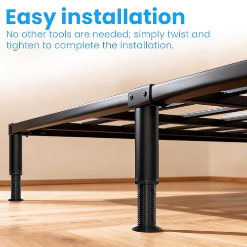 Jeree 6-Pack Adjustable Bed Legs Furniture Legs (8-12 Inch), ABS Heavy-Duty Replacement Legs with M8/M10 Threads for Adjustable Bed Frames, Sofa, Desk & Furniture Support by Jeree - Image 7