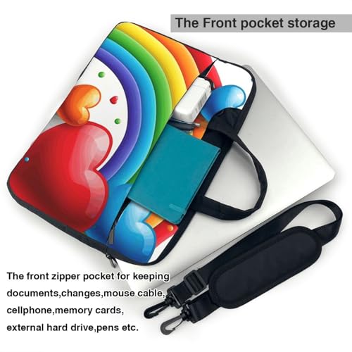 FodPand Bolsa para Laptop 13-15.6 pulgadas Negra miniatura 3