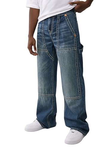 True Religion Men's Vinny Ultra Baggy Carpenter Pants – Big T