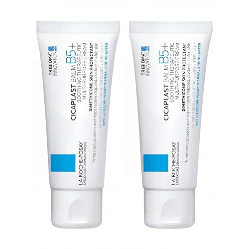 La Roche-Posay Cicaplast Balm B5 Skin Barrier Repair Cream with Centella Asiatica, Shea Butter & Panthenol | Multi-Purpose Healing Ointment for Dry, Irritated Skin | Face, Body & Hand Balm, Baby Safe