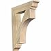 Ekena Millwork BKT04X22X26WTL01RDF Westlake Traditional Rough Sawn Bracket, 4" Width x 22" Depth x 26" Height, Douglas Fir