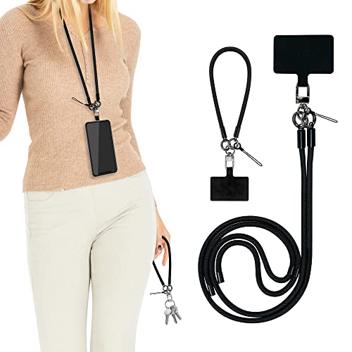 Bugu Bird Cell Phone Lanyard Crossbody, 2 Packs Phone Lanyard, With Phone Wrist Strap Compatible With With Most Phones/Key Holder/Id Card Holder/Airpods Case Holder. #TOP7