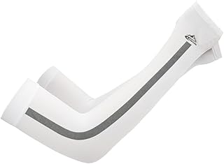 TENDYCOCO 1 Par De Mangas Unissex Mangas De Proteção Da Mangas De Cobertura De Braço Mangas De Punho De Braço Com Proteção Solar Branca Mangas De Braço De Resfriamento