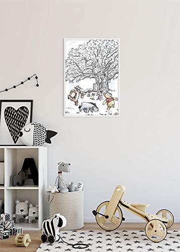 Disney Wall Picture by Komar Winnie The Pooh Playground Children's Room Baby Room Decoration Art Print Size 30 x 40 cm (W x H) Without Frame WB063 30 x 40 cm - Image 7