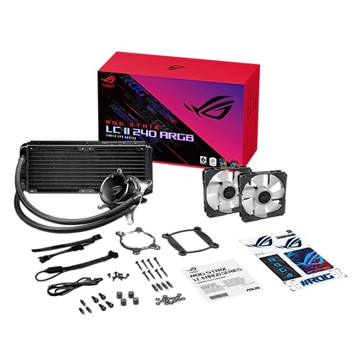ASUS ROG STRIX LC II 240 ARGB All-in-One Flüssig-CPU-Wasserkühlung – Ansicht 6