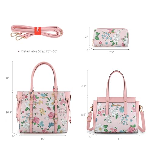 Image of Montana West 3PCS Purses for Women Tote Bag and Wallet Set Shoulder Satchel Handbags