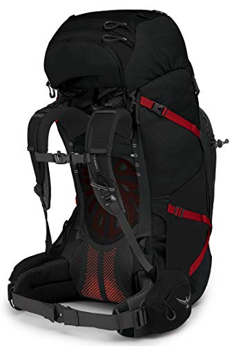 Osprey Aether Plus 85 Men's Backpacking Backpack , Black, Large/X-Large #TOP1