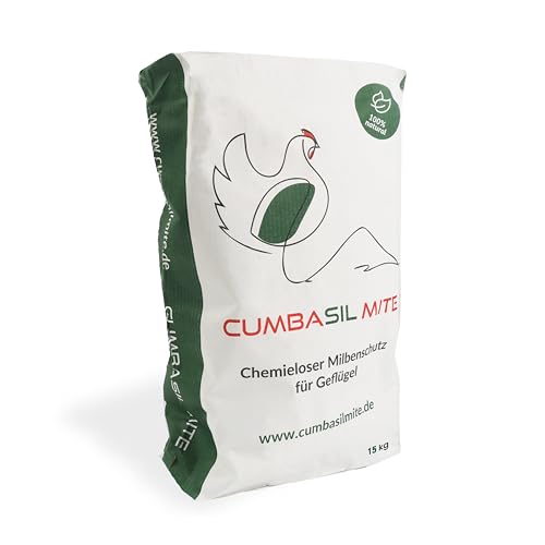 Starter Pack Mite Staubbad für Hühner 15kg - Sandbad Pulver gegen Milben, Milbenmittel Hühner, natürlicher Milbenschutz, Puder