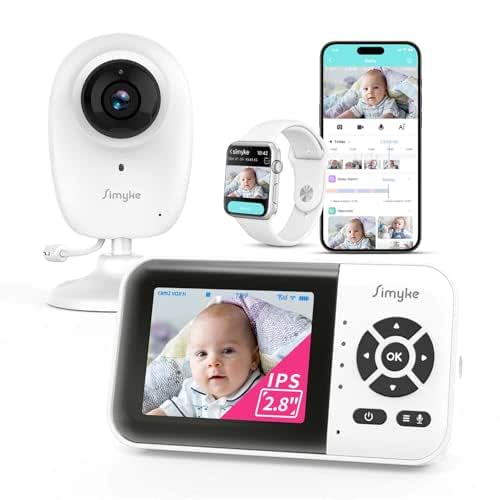 Smart Video Baby Monitor with Camera and Audio,Dual Mode,WiFi On/Off