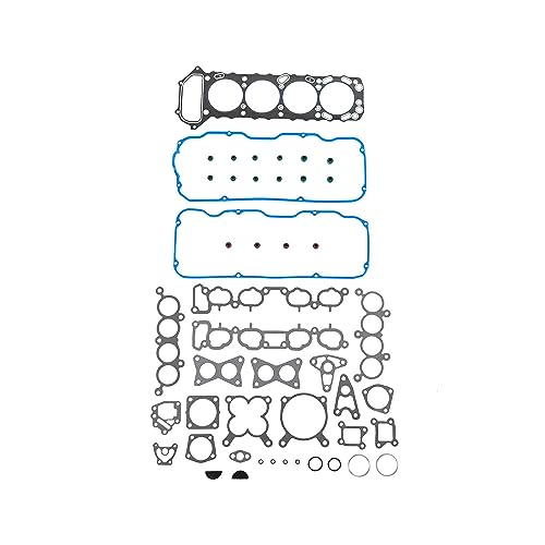 Image of DNJ HGB607 Engine Cylinder Head Gasket Set with Head Bolt Kit, Complete Repair Set for 1989-1995 Nissan 240SX 2.4L 2389cc L4 SOHC