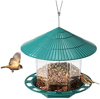 RJJ Nuevo comedero for pájaros al Aire Libre Colgando a Prueba de Viento y alimentador de Aves a Prueba de Fugas, alimentador de Aves alimentador, alimentación de Mascotas