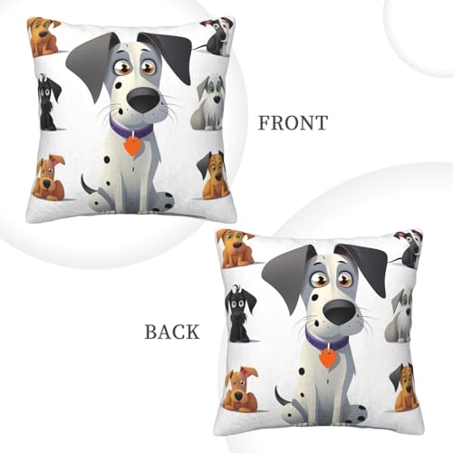 Housse de coussin velours côtelé chien lavable et douce pour protéger vos canapés et lits - 5