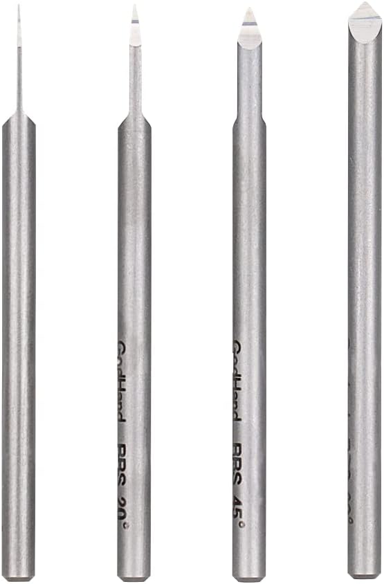 GodHand GH-BBS-05-90 3mm Bit Blade Set Triangle Ver.