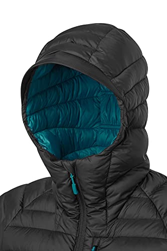 Rab Women's Microlight Alpine Down Jacket For Hiking, Climbing, And Skiing - Black - Large #TOP5