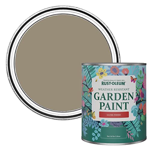 Rust-Oleum Brown Mould-Resistant Garden Paint In Gloss Finish - Cafe Luxe 750ml