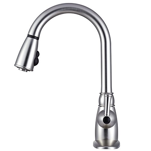 Dura Faucet Df-Pk160-Sn Rv Non-Metallic Pull-Down Kitchen Sink Faucet (Brushed Satin Nickel) #TOP2