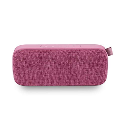 Energy Sistem Fabric Box 3+ Trend Grape - Altavoz portátil (TWS, Bluetooth v5.0, 6W, USBmicroSD MP3, FM Radio, Audio-In) Color Morado, 180 x 74 x 40 mm