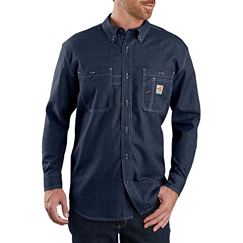 Image of Carhartt Men's Flame Resistant Force Original Fit Long-Sleeve Shirt