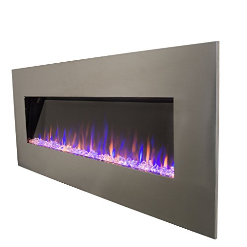 Touchstone 80024 50" Stainless, Electric Fireplace With Bluetooth Speaker – Audioflare #TOP1