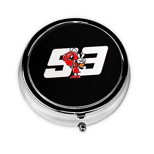 携帯用 丸型 3段分割 ピルケース マルク マルケス 薬ケース くすりいれケース 薬ポーチ 錠剤ケース 仕切り付き カプセル サプリ 小分け 収納 サプリケース 習慣薬箱 1日3回 携帯型 サプリメントケース 薬箱 小型 かわいい 軽量 耐久性 飲み忘れ防