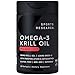 Antarctic Krill Oil (500mg) with Omega-3s EPA, DHA and Astaxanthin (120 Mini-Softgels)