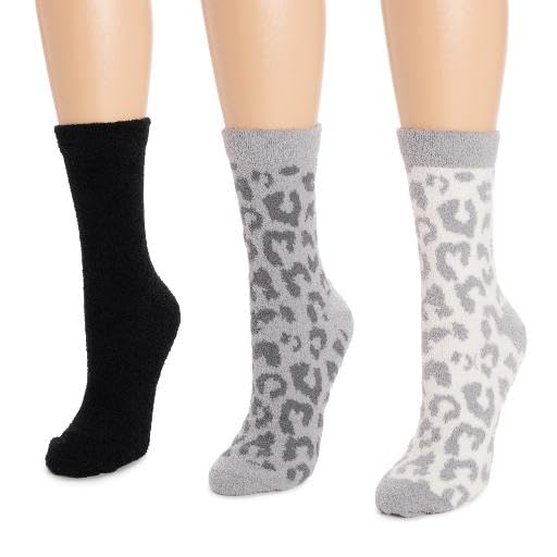 Image of MUK LUKS Women's 3 Pack Cozy Compression Crew Socks