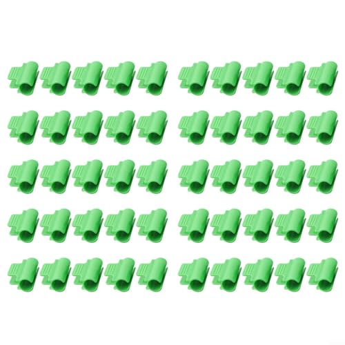 Clips de fixation pratiques pour toile de pare-soleil et filet, pinces robustes et fiables pour serre (50 pièces, 20 mm)