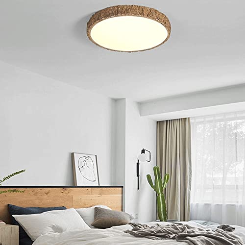 Lámpara de panel plano LED y plafón circular moderno para techo de dormitorio 4