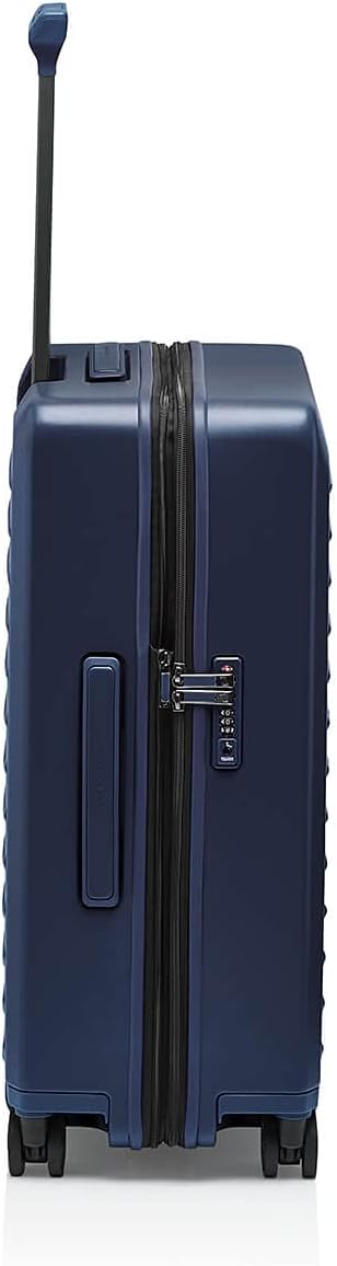 Bric's PORSCHE DESIGN 27 inch Expandable Spinner Luggage - Expandable Depth of 1.5 - Hardside Travel Suitcase - Roadster Collection - Dark Blue Matte