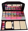 T.Y.A Fashion 6155 Makeup Kit with 5 Pink Makeup Brushes, 3in1 Eye Combo, 36H, Kajal, Compact, Lipstick, Fixer,Primer,Contor,Foundation, 3 Makep Puffs - (Pack of 20) gallery image
