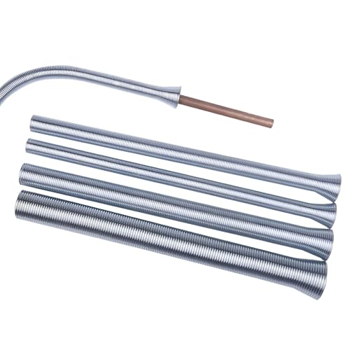 Wostore 5 in 1 Flexible Steel Spring Tube Bender Set - for 1/4 5/16 3/8 1/2 5/8 O.D. Copper & Soft Metal Pipes by Wostore