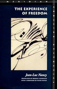 Paperback The Experience of Freedom (Meridian: Crossing Aesthetics) Book