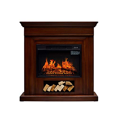 Elektrischer Kamin Heizofen Elektroherd Raumheizung mit realistischem 3D-Flammeneffekt Sicherheitsthermostat Heizung Einstellbare Flammenfarbe und