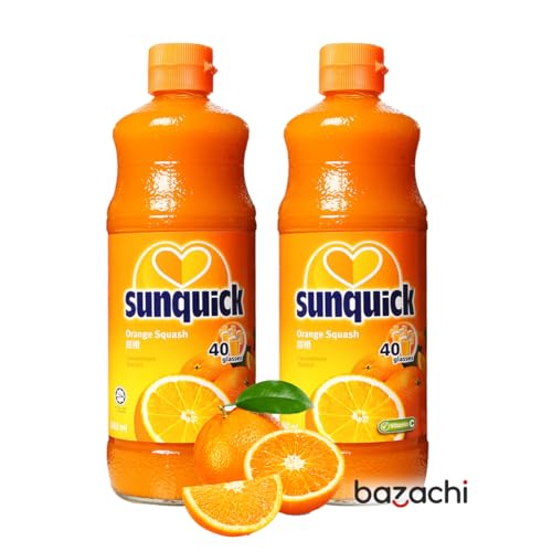 Sunquick Real Fruit Concentrate Juicer - Fruity Refreshment (Orange, 2 Bottles)