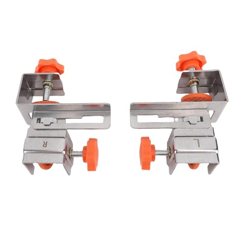 2 Pcs Drawer Front Installation Clamps, Drawer Fixing Clips, Adjustable Stable Furniture Woodworking Jig, Cabinet Installation Tools, Front Drawer Woodworking Clamps Drawer Jig
