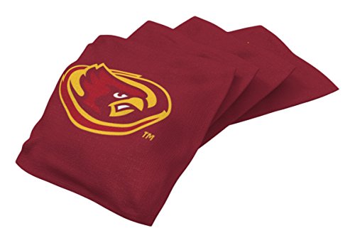 Wild Sports NCAA College Iowa State Cyclones Red Authentic Cornhole Bean Bag Set (4 Pack)